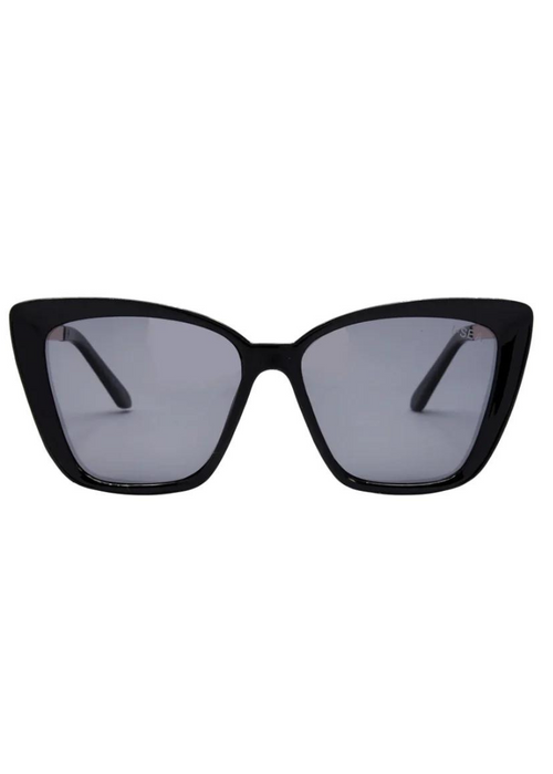 I-SEA Aloha Fox Sunglasses-Black-theadoptedson