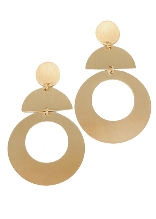 Amara Gold Earrings-theadoptedson