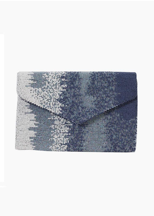 Tiana Designs Ombre Beaded Clutch-theadoptedson
